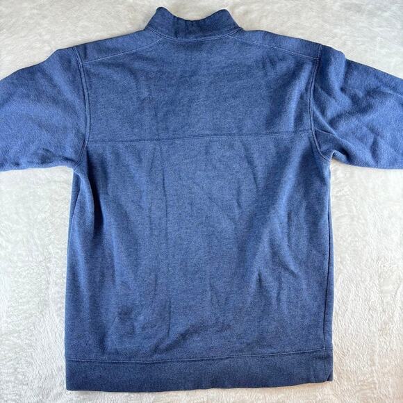 Columbia Quarterzip Pullover Sweater Men's Medium Long Sleeve Blue - Picture 2 of 16